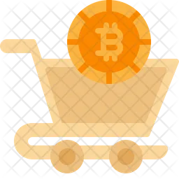 Bitcoin Shopping  Icon