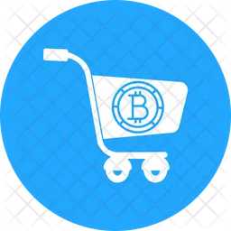 Bitcoin cart  Icon