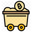 Bitcoin Cart Bitcoin Cryptocurrency Icon
