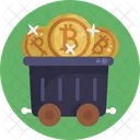 Bitcoin Mining Cryptocurrency Icon
