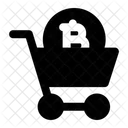 Bitcoin Cart  Icon