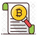 Bitcoin Case Study Bitcoin Exploration Case Analysis Icon