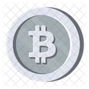 Bitcoin Cash Silver Cryptocurrency Crypto Icon