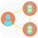 Centralise Bitcoin Centralise Connexion Bitcoin Icône