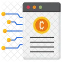 Bitcoin Certificate  Icon