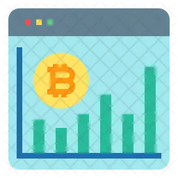 Bitcoin Chart  Icon