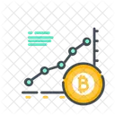 Bitcoin Chart Cryptocurrency Bitcoin Network Icon