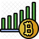 Bitcoin Chart Chart Analytics Icon