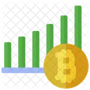 Bitcoin Chart Chart Analytics Icon