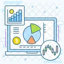 Bitcoin Chart  Icon