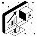 Bitcoin Chart  Icon