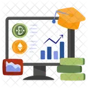 Bitcoin Analytics Cryptocurrency Crypto Icon