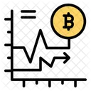 Bitcoin Chart  Icon
