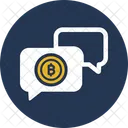 Bitcoin chat Icon