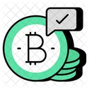 Bitcoin Chat Bitcoin Communication Crypto Icon