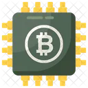 Bitcoin Chip  Icon