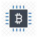 Cpu Chip Bitcoin Icon
