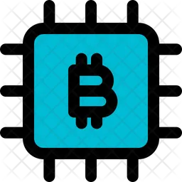 Bitcoin Chip  Icon