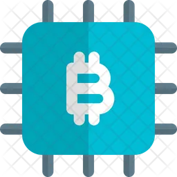 Bitcoin Chip  Icon