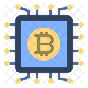 Bitcoin Chip  Icon