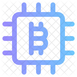 Bitcoin Chip  Icon