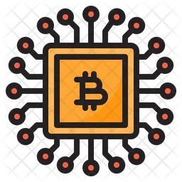 Bitcoin Chip  Icon