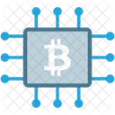 Bitcoin Chip Chip Coin Icon