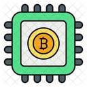 Bitcoin chip  Icon