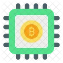Bitcoin Chip Bitcoin Cryptocurrency Icon