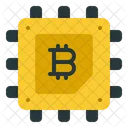 Bitcoin Chip  Icon