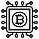 Bitcoin Chip  Icon