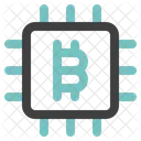 Bitcoin Chip  Icon