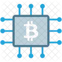 Bitcoin Chip  Icon