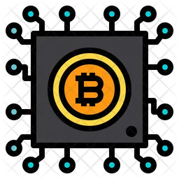 Bitcoin Chip Processor  Icon