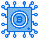 Bitcoin-Chip-Prozessor  Symbol