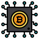 Bitcoin-Chip-Prozessor  Symbol