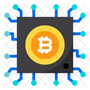 Bitcoin-Chip-Prozessor  Symbol