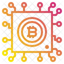 Bitcoin-Chip-Prozessor  Symbol