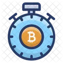 Chronomètre Bitcoin  Icône