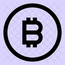 Círculo bitcoin  Ícone