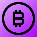 Círculo bitcoin  Ícone