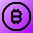 Círculo bitcoin  Ícone