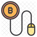 Pay Per Click Money Bitcoin Cryptocurrency Bitcoin Click Pay Bitcoin Icon