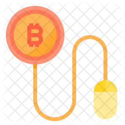 Bitcoin Click  Icon