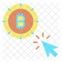Bitcoin Click  Icon