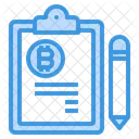 Conyract Money Bitcoin Cryptocurrency Bitcoin Clipboard Clipboard Icon
