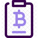 Bitcoin clipboard Icon
