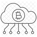 Ethereum Logo Thinline Icon Symbol