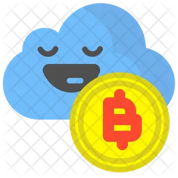Bitcoin cloud  Icon