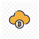 Bitcoin Cloud Cloud Bitcoin Icon